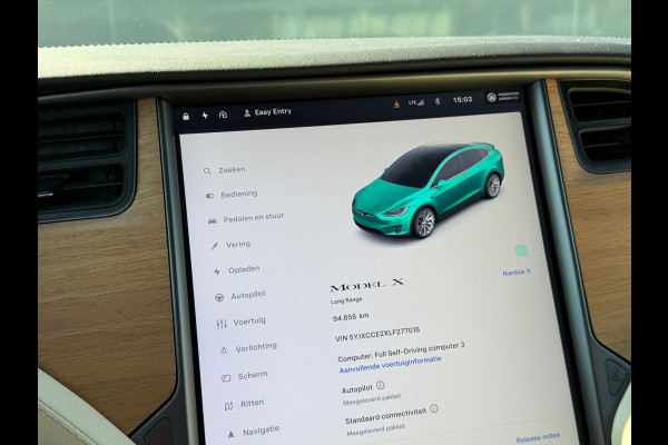 Tesla Model X Long Range 7Persoons Dealer Onderhouden