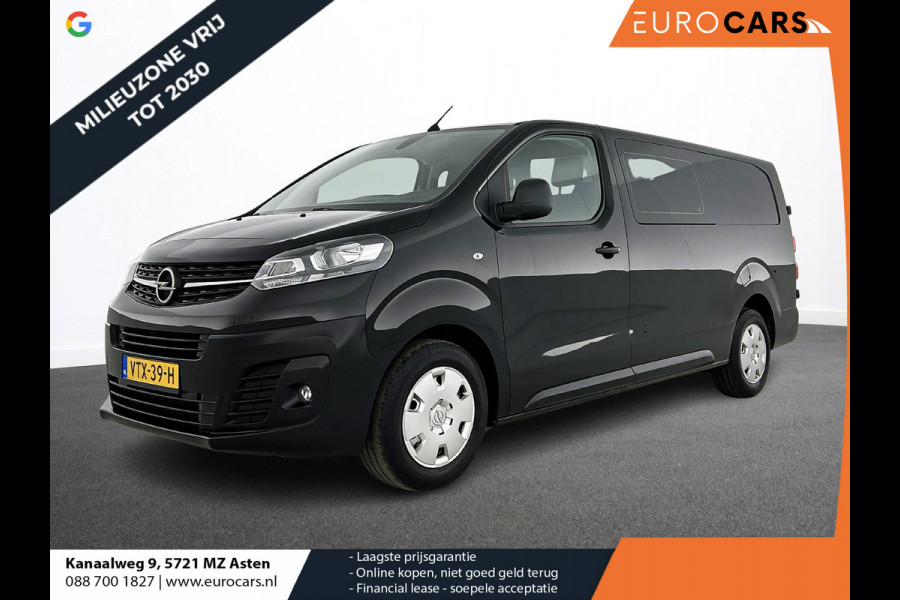 Opel Vivaro 2.0 145 pk L3H1 Edition Dubbele Cabine Airco Bluetooth Navigatie Parkeersensoren Trekhaak Cruise control