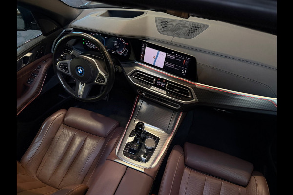 BMW X5 XDrive45e M-SPORT|PANO|HuD|H&K|360CAM|MASSAGE|TREKHAAK|PREMIUM SELECTION|SFEERVERLICHTING|VOL!