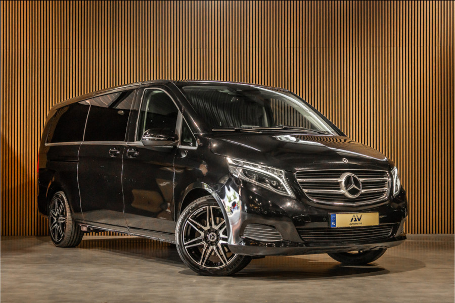 Mercedes-Benz V-Klasse 220d Extra Lang DC | Elek schuifdeuren | Navigatie | Stoelverwarming | Lederen bekleding | PDC | Trekhaak | Cruise control | Nieuwe remmen rondom | Nieuwe APK
