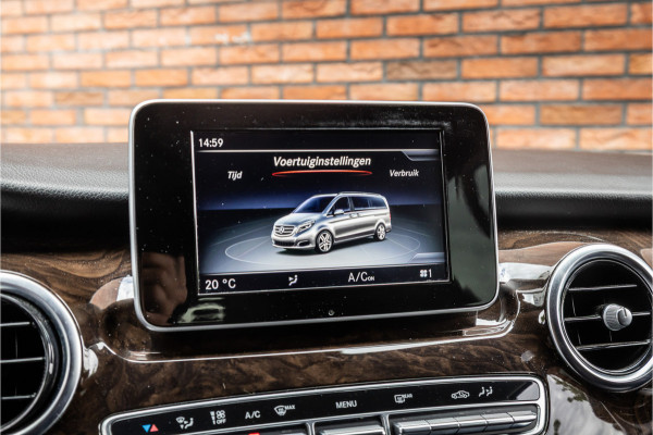 Mercedes-Benz V-Klasse 220d Extra Lang DC | Elek schuifdeuren | Navigatie | Stoelverwarming | Lederen bekleding | PDC | Trekhaak | Cruise control | Nieuwe remmen rondom | Nieuwe APK