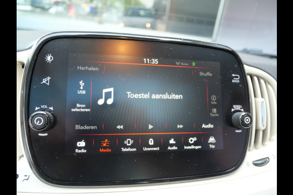 Fiat 500 1.2 MIRROR LOUNGE | PANORAMA | CLIMA | CRUISE | U-CONNECT | APK 04-2027!!