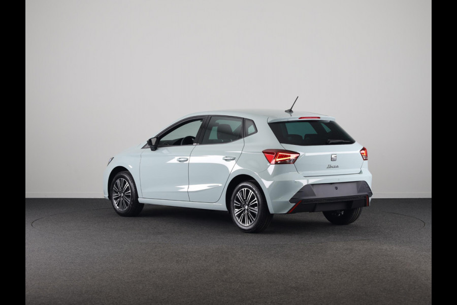 Seat Ibiza Style Business Connect 1.0 EcoTSI 95 pk | Oniric Grey Metallic | Velgen 'Design Machined' | Safe & Driving Pack M | Apple Carplay | Sensoren V+A | Achteruitrij camera