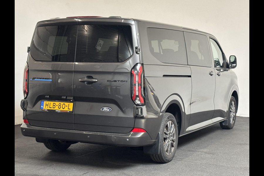 Ford Transit Custom 340 L2H1 Limited 65 kWh 8 persoons Cruise Control Airco Lichtmetalen Velgen Extra getint glas