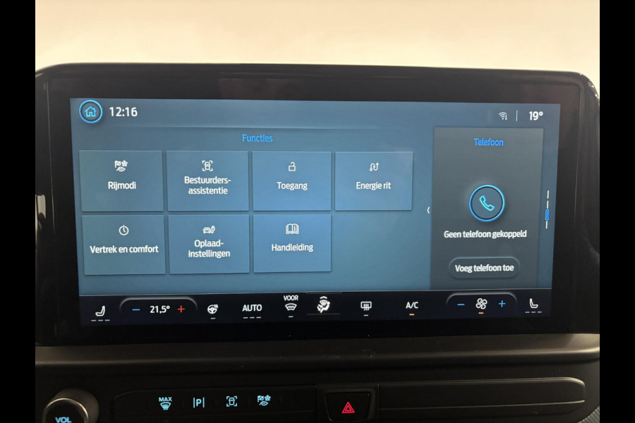 Ford Transit Custom 340 L2H1 Limited 65 kWh 8 persoons Cruise Control Airco Lichtmetalen Velgen Extra getint glas