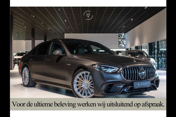 Mercedes-Benz S-Klasse AMG 63 S E Performance 4-M Lang First Class|Ceramic|Burmester 4D|Manufaktur|Carbon|Night|21''|360°|Achterasbesturing|Digital Light