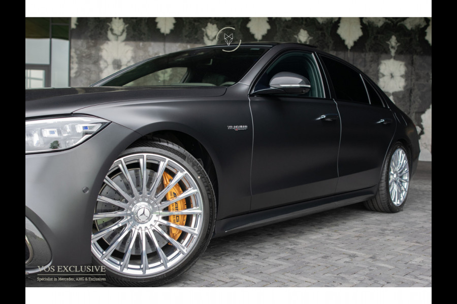 Mercedes-Benz S-Klasse AMG 63 S E Performance 4-M Lang First Class|Ceramic|Burmester 4D|Manufaktur|Carbon|Night|21''|360°|Achterasbesturing|Digital Light