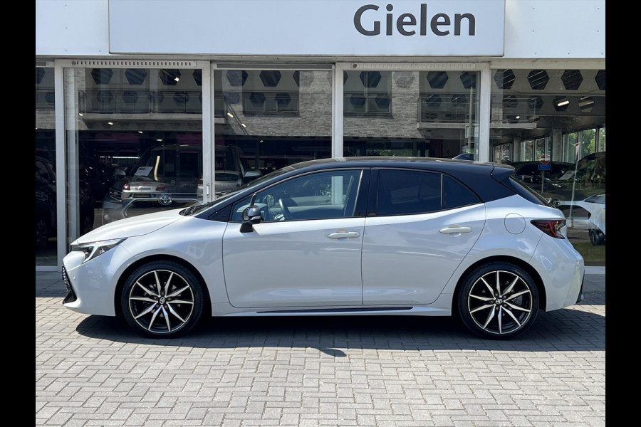 Toyota Corolla 1.8 Hybrid GR Sport | Eerste eigenaar, Parkeersensoren, Stoelverwarming, 18inch, Dynamic Grey, Nieuwe multimedia