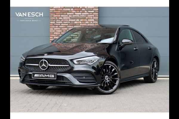 Mercedes-Benz CLA-Klasse 250 e AMG Line Premium+ | Panoramadak | Distronic+ | Memory | HUD | Trekhaak | Keyless Go | Surround Camera | Sfeerverlichting | Multibeam LED |