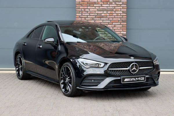Mercedes-Benz CLA-Klasse 250 e AMG Line Premium+ | Panoramadak | Distronic+ | Memory | HUD | Trekhaak | Keyless Go | Surround Camera | Sfeerverlichting | Multibeam LED |