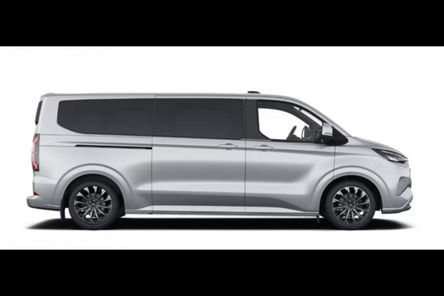 Ford Transit Custom Tourneo 340 2.5 PHEV L2H1 Titanium X 233pk | 16-weg elek. AGR-stoel | Handsfree elektrische dubbele zijschuifdeuren | Panoramadak | 15 B&O speaker | Inklapbare trekhaak | Verwarmbaar stuurwiel | Verwarmbare en elektrisch verstelbare stoelen tweede zitrij | Draadloos opladen