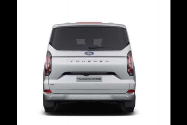 Ford Transit Custom Tourneo 340 2.5 PHEV L2H1 Titanium X 233pk | 16-weg elek. AGR-stoel | Handsfree elektrische dubbele zijschuifdeuren | Panoramadak | 15 B&O speaker | Inklapbare trekhaak | Verwarmbaar stuurwiel | Verwarmbare en elektrisch verstelbare stoelen tweede zitrij | Draadloos opladen