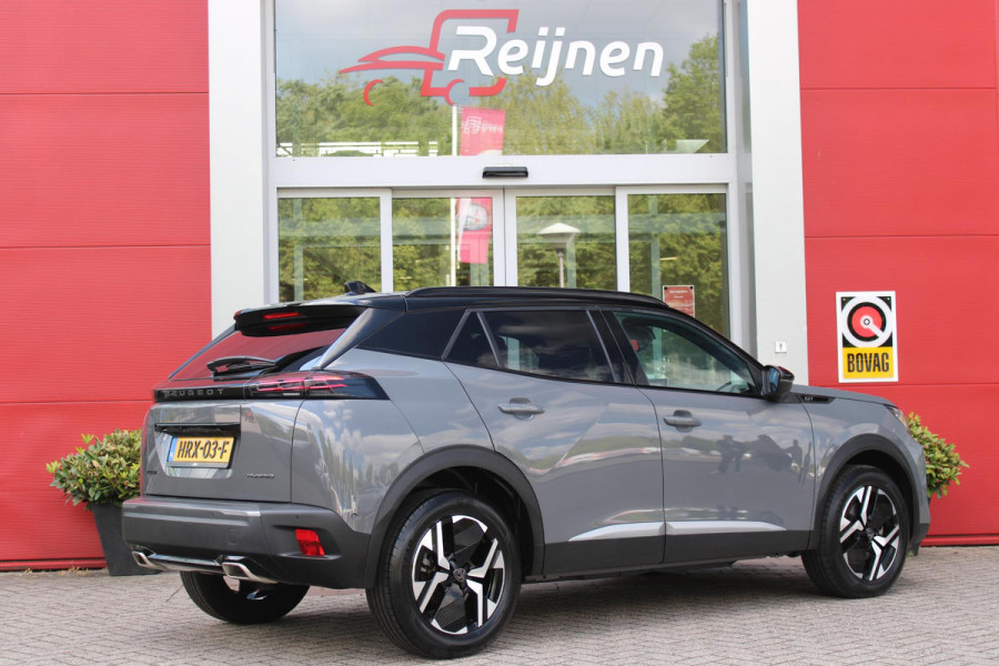 Peugeot 2008 1.2 Hybrid 145PK AUTOMAAT GT | ELEKTRISCH BEDIENBARE BESTUURDERSSTOEL | NAVIGATIE | FULL LED KOPLAMPEN | DRAADLOZE APPLE CARPLAY/ANDROID AUTO | ADAPTIVE CRUISE CONTROL | CAMERA VOOR + ACHTER | CLIMATE CONTROL | LICHTMETALEN VELGEN 17" | KEYLESS ENTRY/START | DAB+ RADIO | ALCANTARA/LEDEREN BEKLEDING  | DODEHOEK DETECTIE | PARKEERSENSOREN VOOR + ACHTER | STOEL VERWARMING | DRAADLOZE TELEFOONLADER |