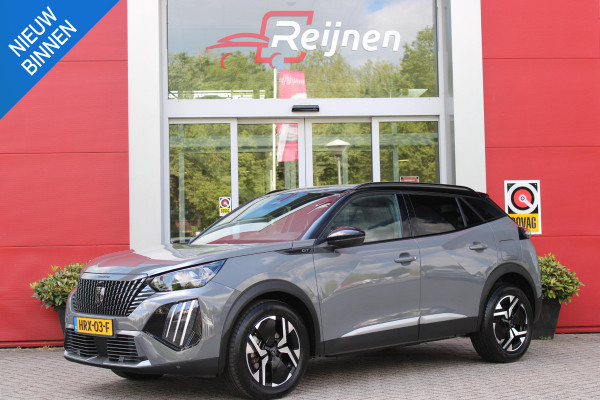 Peugeot 2008 1.2 Hybrid 145PK AUTOMAAT GT | ELEKTRISCH BEDIENBARE BESTUURDERSSTOEL | NAVIGATIE | FULL LED KOPLAMPEN | DRAADLOZE APPLE CARPLAY/ANDROID AUTO | ADAPTIVE CRUISE CONTROL | CAMERA VOOR + ACHTER | CLIMATE CONTROL | LICHTMETALEN VELGEN 17" | KEYLESS ENTRY/START | DAB+ RADIO | ALCANTARA/LEDEREN BEKLEDING  | DODEHOEK DETECTIE | PARKEERSENSOREN VOOR + ACHTER | STOEL VERWARMING | DRAADLOZE TELEFOONLADER |