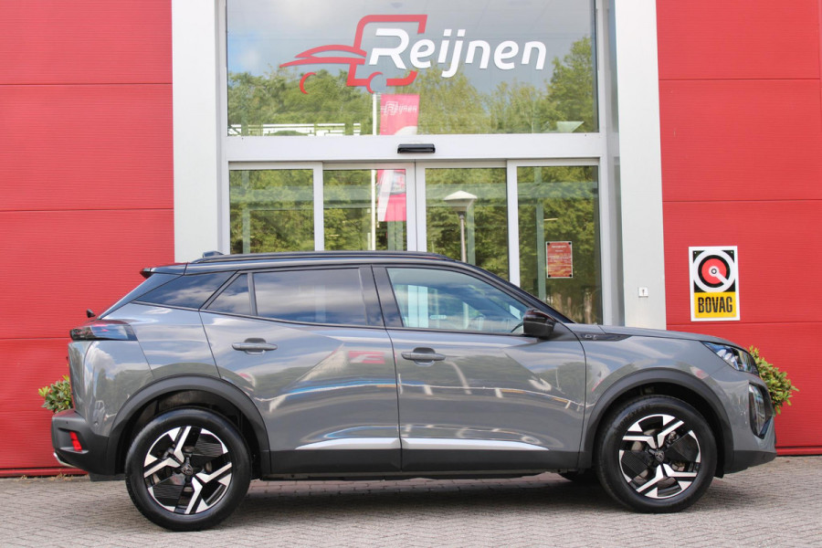 Peugeot 2008 1.2 Hybrid 145PK AUTOMAAT GT | ELEKTRISCH BEDIENBARE BESTUURDERSSTOEL | NAVIGATIE | FULL LED KOPLAMPEN | DRAADLOZE APPLE CARPLAY/ANDROID AUTO | ADAPTIVE CRUISE CONTROL | CAMERA VOOR + ACHTER | CLIMATE CONTROL | LICHTMETALEN VELGEN 17" | KEYLESS ENTRY/START | DAB+ RADIO | ALCANTARA/LEDEREN BEKLEDING  | DODEHOEK DETECTIE | PARKEERSENSOREN VOOR + ACHTER | STOEL VERWARMING | DRAADLOZE TELEFOONLADER |