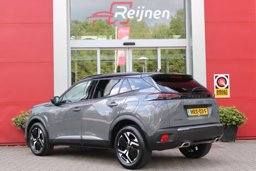 Peugeot 2008 1.2 Hybrid 145PK AUTOMAAT GT | ELEKTRISCH BEDIENBARE BESTUURDERSSTOEL | NAVIGATIE | FULL LED KOPLAMPEN | DRAADLOZE APPLE CARPLAY/ANDROID AUTO | ADAPTIVE CRUISE CONTROL | CAMERA VOOR + ACHTER | CLIMATE CONTROL | LICHTMETALEN VELGEN 17" | KEYLESS ENTRY/START | DAB+ RADIO | ALCANTARA/LEDEREN BEKLEDING  | DODEHOEK DETECTIE | PARKEERSENSOREN VOOR + ACHTER | STOEL VERWARMING | DRAADLOZE TELEFOONLADER |