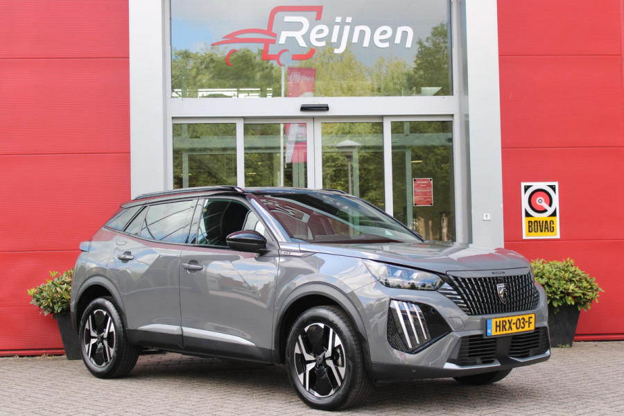 Peugeot 2008 1.2 Hybrid 145PK AUTOMAAT GT | ELEKTRISCH BEDIENBARE BESTUURDERSSTOEL | NAVIGATIE | FULL LED KOPLAMPEN | DRAADLOZE APPLE CARPLAY/ANDROID AUTO | ADAPTIVE CRUISE CONTROL | CAMERA VOOR + ACHTER | CLIMATE CONTROL | LICHTMETALEN VELGEN 17" | KEYLESS ENTRY/START | DAB+ RADIO | ALCANTARA/LEDEREN BEKLEDING  | DODEHOEK DETECTIE | PARKEERSENSOREN VOOR + ACHTER | STOEL VERWARMING | DRAADLOZE TELEFOONLADER |