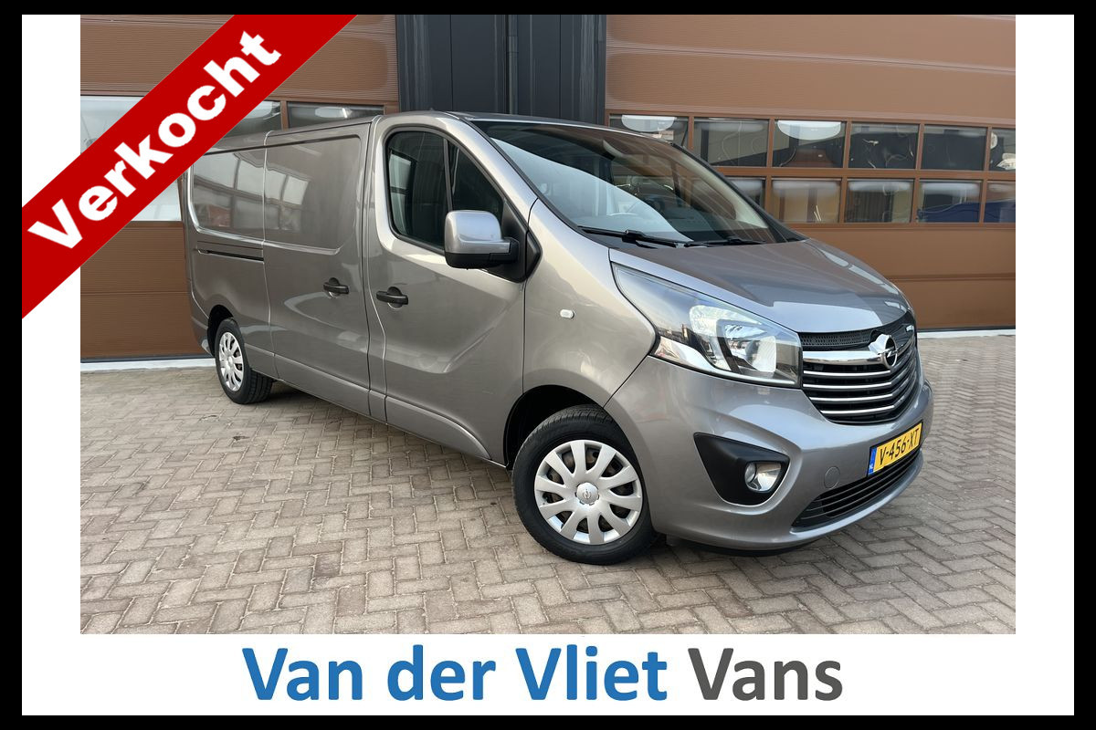 Opel Vivaro 1.6 CDTI 126pk L2 Sport 3p BPM Vrij! Lease €236 p/m,, Airco, Navi, Camera, PDC, Cruise controle, Onderhoudshistorie aanwezig