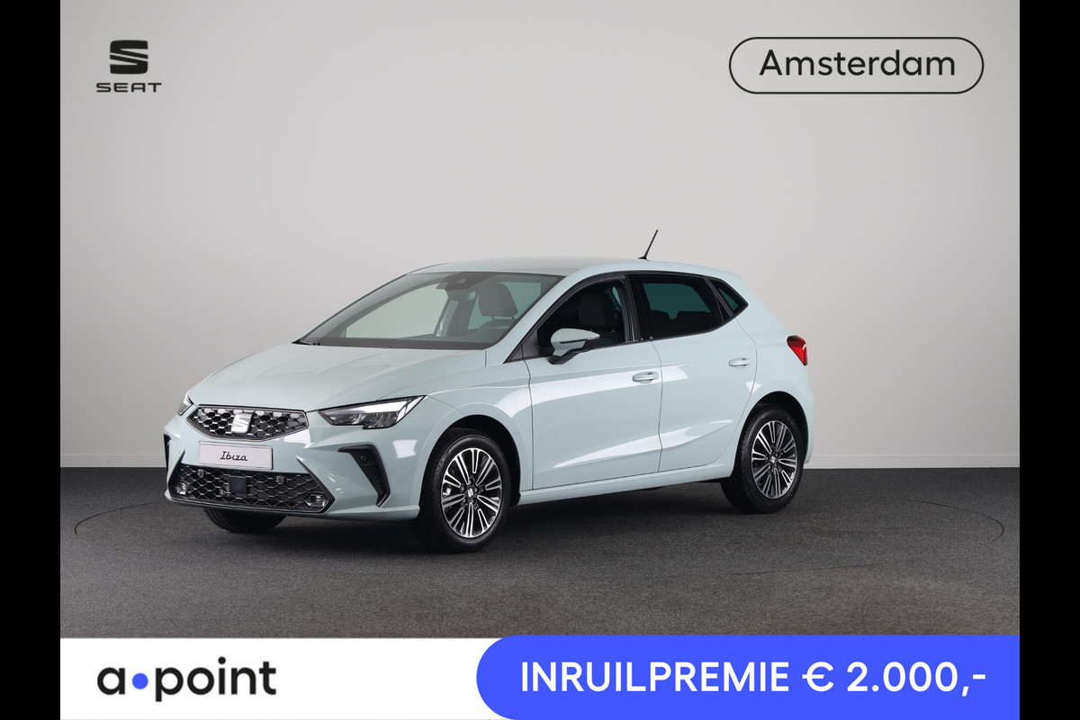 Seat Ibiza Style Business Connect 1.0 EcoTSI 95 pk | Oniric Grey Metallic | Velgen 'Design Machined' | Safe & Driving Pack M | Apple Carplay | Sensoren V+A | Achteruitrij camera