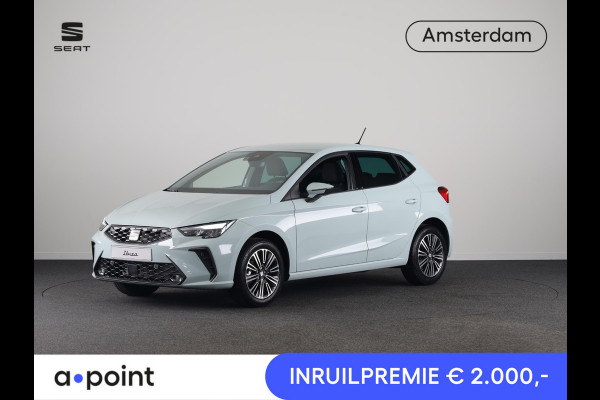 Seat Ibiza Style Business Connect 1.0 EcoTSI 95 pk | Oniric Grey Metallic | Velgen 'Design Machined' | Safe & Driving Pack M | Apple Carplay | Sensoren V+A | Achteruitrij camera