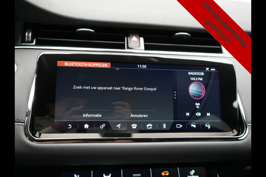 Land Rover Range Rover Evoque P200 AWD R-Dynamic | Afneembare Trekhaak | Meridian Audio | 20" L.M | Lederen Sportstoelen Memory & Verwarmd | Carplay | Camera | LED |