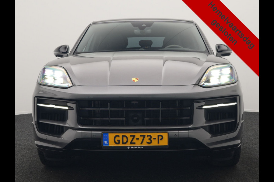 Porsche Cayenne Coupé 3.0 E-Hybrid PHEV | MY 2024 Facelift | | Trekhaak Af Fabriek | Panodak | Luchtvering | Sportuitlaat | PDLS+ | Sport Chrono | InnoDrive Adaptive Cruise | SportDesign | Head up | Soft Close | 22"L.M | 360 Camera | Plug In Hybrid