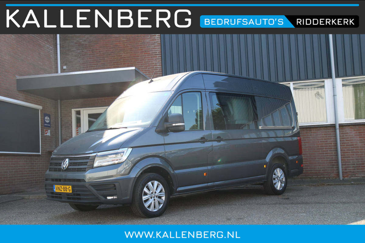 Volkswagen Crafter 35 2.0 TDI L3H3 DC / 6 pers / AUTOMAAT / Trekhaak / Camera