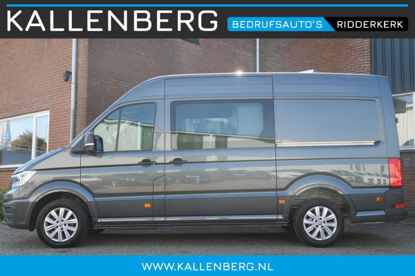 Volkswagen Crafter 35 2.0 TDI L3H3 DC / 6 pers / AUTOMAAT / Trekhaak / Camera