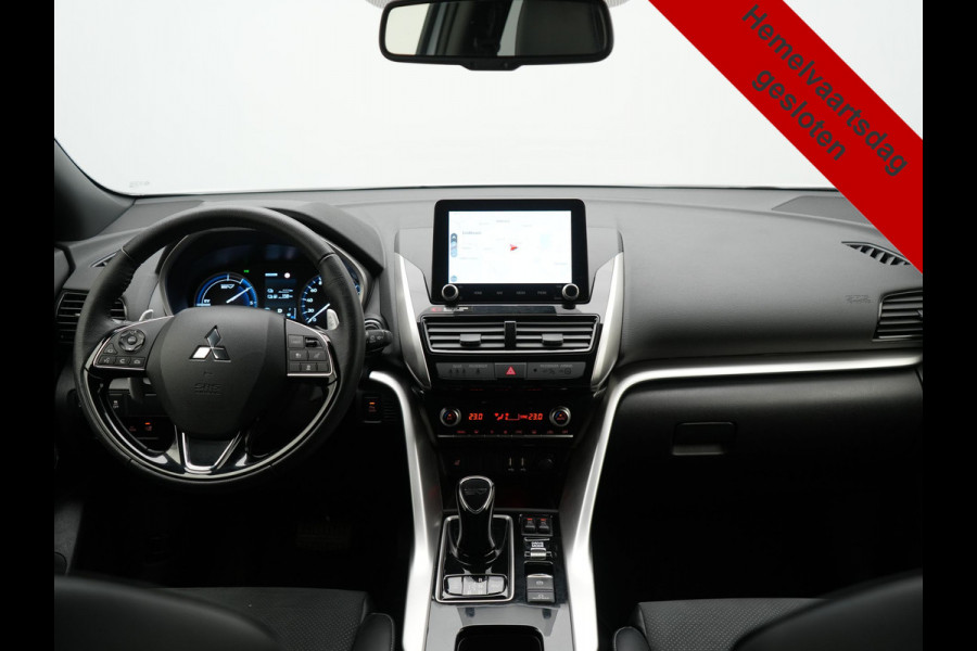 Mitsubishi Eclipse Cross 2.4 Intense+ PHEV 188pk Dealer O.H. | Trekhaak Afn. | Adaptive Cruise | 360 Camera | Alcantara Sportstoelen & Stuur Verwarmd | Navigatie Via TomTom | Keyless | Blis | Apple Carplay | DAB | Plug In Hybr