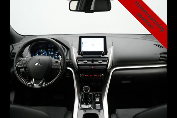 Mitsubishi Eclipse Cross 2.4 Intense+ PHEV 188pk Dealer O.H. | Trekhaak Afn. | Adaptive Cruise | 360 Camera | Alcantara Sportstoelen & Stuur Verwarmd | Navigatie Via TomTom | Keyless | Blis | Apple Carplay | DAB | Plug In Hybr