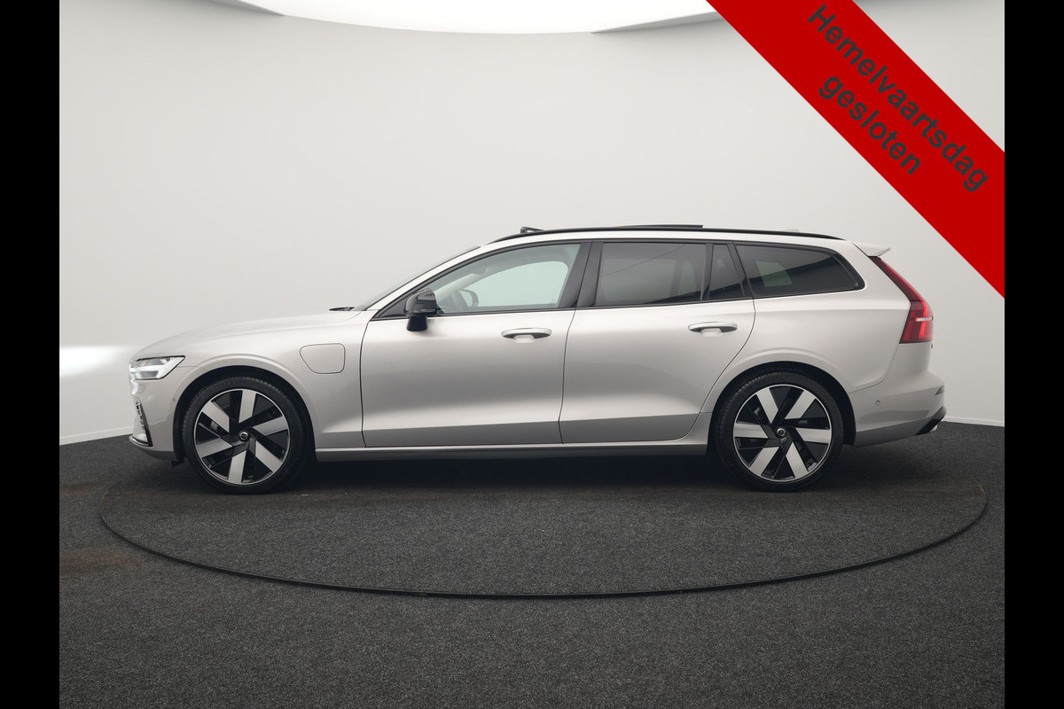Volvo V60 T6 Recharge AWD LONG RANGE Plus Dark PHEV 350pk Dealer O.H. | Panodak | Adaptive Cruise | 360 Camera | Head Up | Harman&Kardon | Lederen Sportstoelen Memory & Verwarmd | Google Assistent | Stuur Verwarmd | Apple Carplay | Keyless | Blis | Plug In Hybr