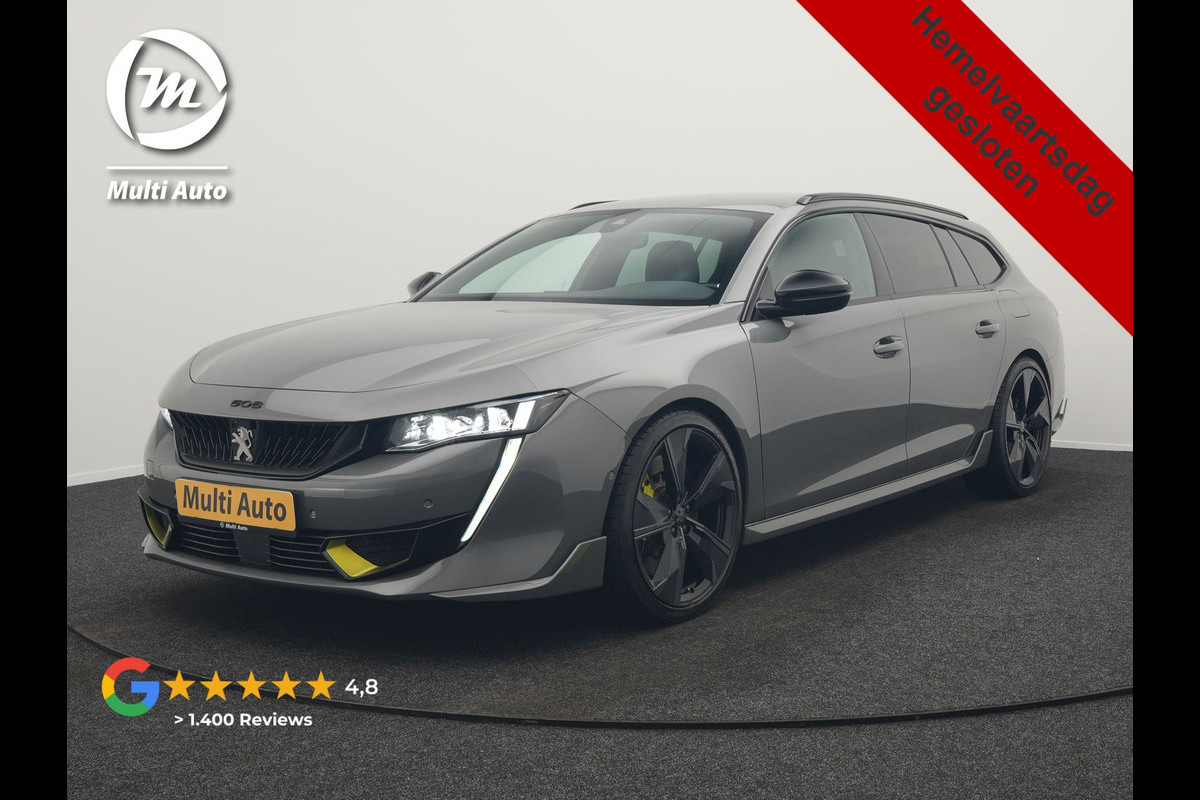 Peugeot 508 SW PSE 360pk PHEV Dealer O.H | Adaptive Cruise | 360 Camera | Alcantara Sportstoelen Massage & Memory | Nachtzicht |  Focal Sound | 20"L.M | Keyless | BLIS | Apple Carplay | Plug In Hybrid
