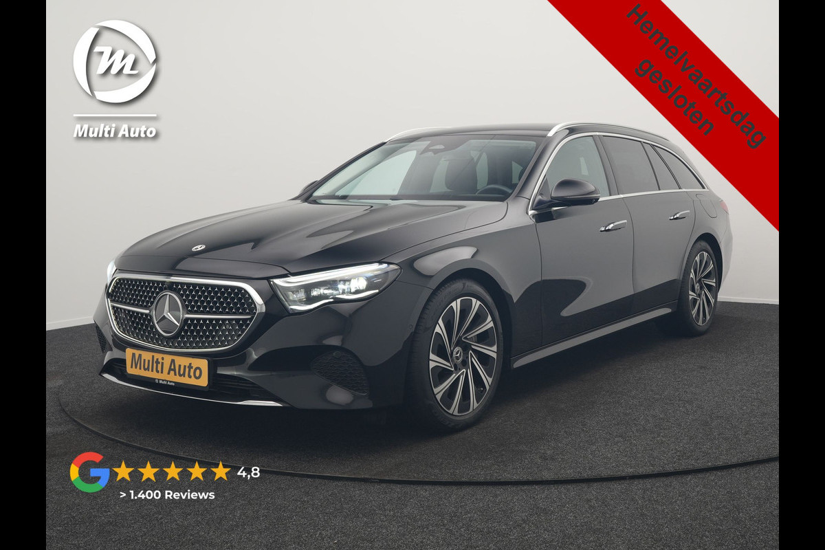Mercedes-Benz E-Klasse Estate 300 e Luxury Line PHEV 313pk SOH 97.3% Dealer O.H | Trekhaak af Fabriek | Lederen Comfortzetels Memory | Adaptive Cruise | Burmester 4D | Digital LED | 360 Camera | Keyless | Sfeerverlichting | Plug In Hybrid