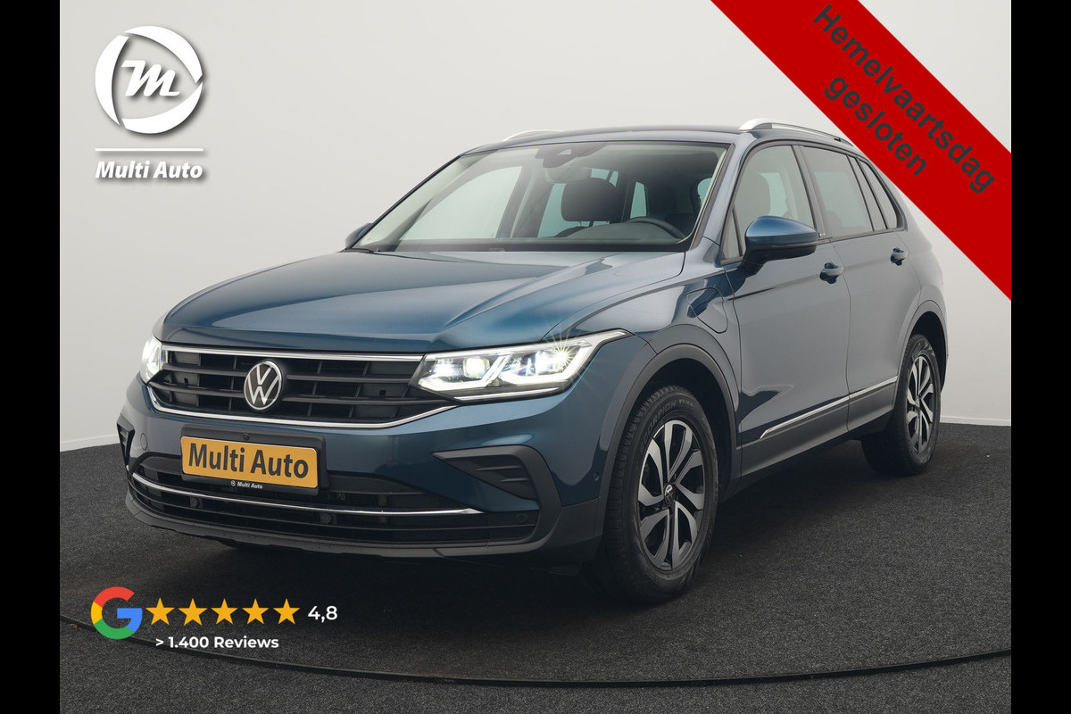 Volkswagen Tiguan 1.4 eHybrid PHEV 245pk Dealer O.H. | Adaptive Cruise | 360 Camera | IQ Light | Voorstoelen & Stuur Verwarmd | Sfeerverlichting | Apple Carplay | Virtual | Keyless | Blis | Navigatie | DAB | Plug In Hybrid