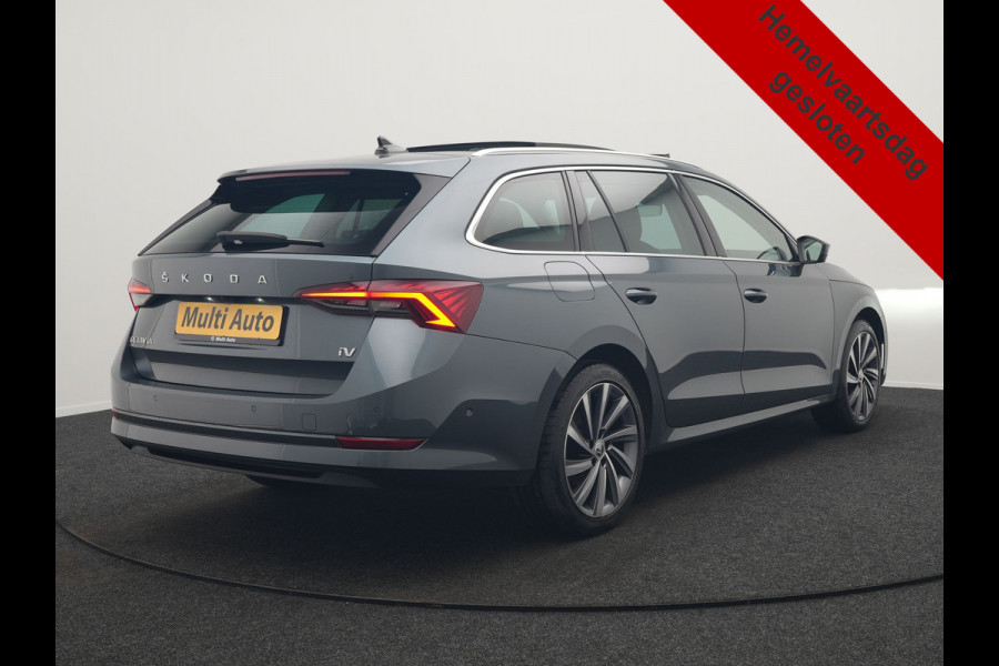 Škoda Octavia Combi 1.4 TSI Sportline Business PHEV 204pk Dealer O.H | Panodak | Adaptive Cruise | Lederen Sportstoelen Massage & Memory | Head Up | Virtual | Camera & Parkassist | 18"L.M | Keyless |  Plug In Hybrid