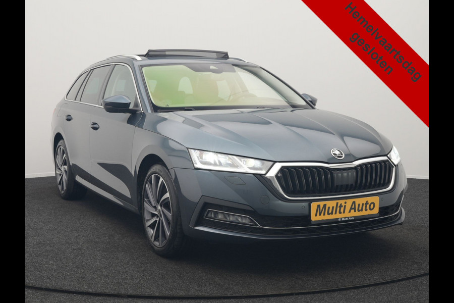 Škoda Octavia Combi 1.4 TSI Sportline Business PHEV 204pk Dealer O.H | Panodak | Adaptive Cruise | Lederen Sportstoelen Massage & Memory | Head Up | Virtual | Camera & Parkassist | 18"L.M | Keyless |  Plug In Hybrid