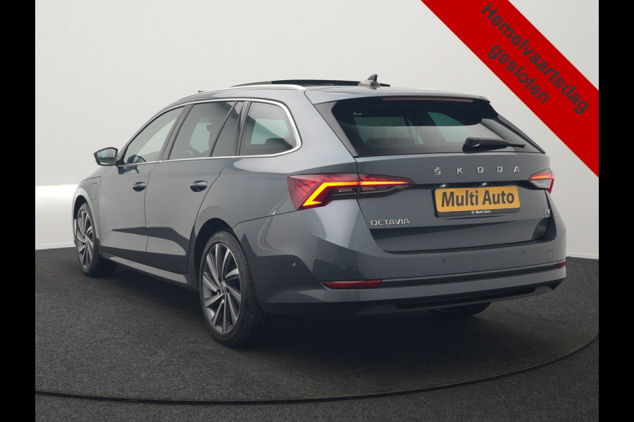 Škoda Octavia Combi 1.4 TSI Sportline Business PHEV 204pk Dealer O.H | Panodak | Adaptive Cruise | Lederen Sportstoelen Massage & Memory | Head Up | Virtual | Camera & Parkassist | 18"L.M | Keyless |  Plug In Hybrid