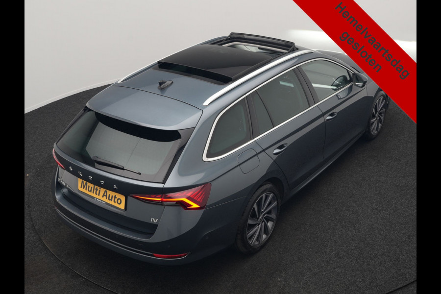 Škoda Octavia Combi 1.4 TSI Sportline Business PHEV 204pk Dealer O.H | Panodak | Adaptive Cruise | Lederen Sportstoelen Massage & Memory | Head Up | Virtual | Camera & Parkassist | 18"L.M | Keyless |  Plug In Hybrid