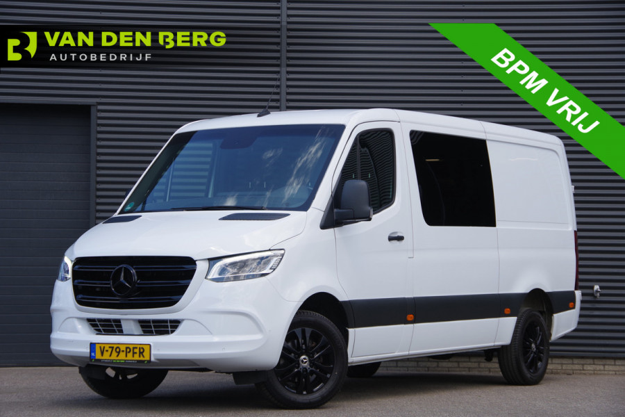 Mercedes-Benz Sprinter 319 3.0 V6 L2H1 DC-6P, 3.5T TREKHAAK, LED, ADAPT. CRUISE, MBUX 10'', CAMERA, NAVI, GEVEERDE STOEL, DUBBELE CABINE, DUBBEL CABINE