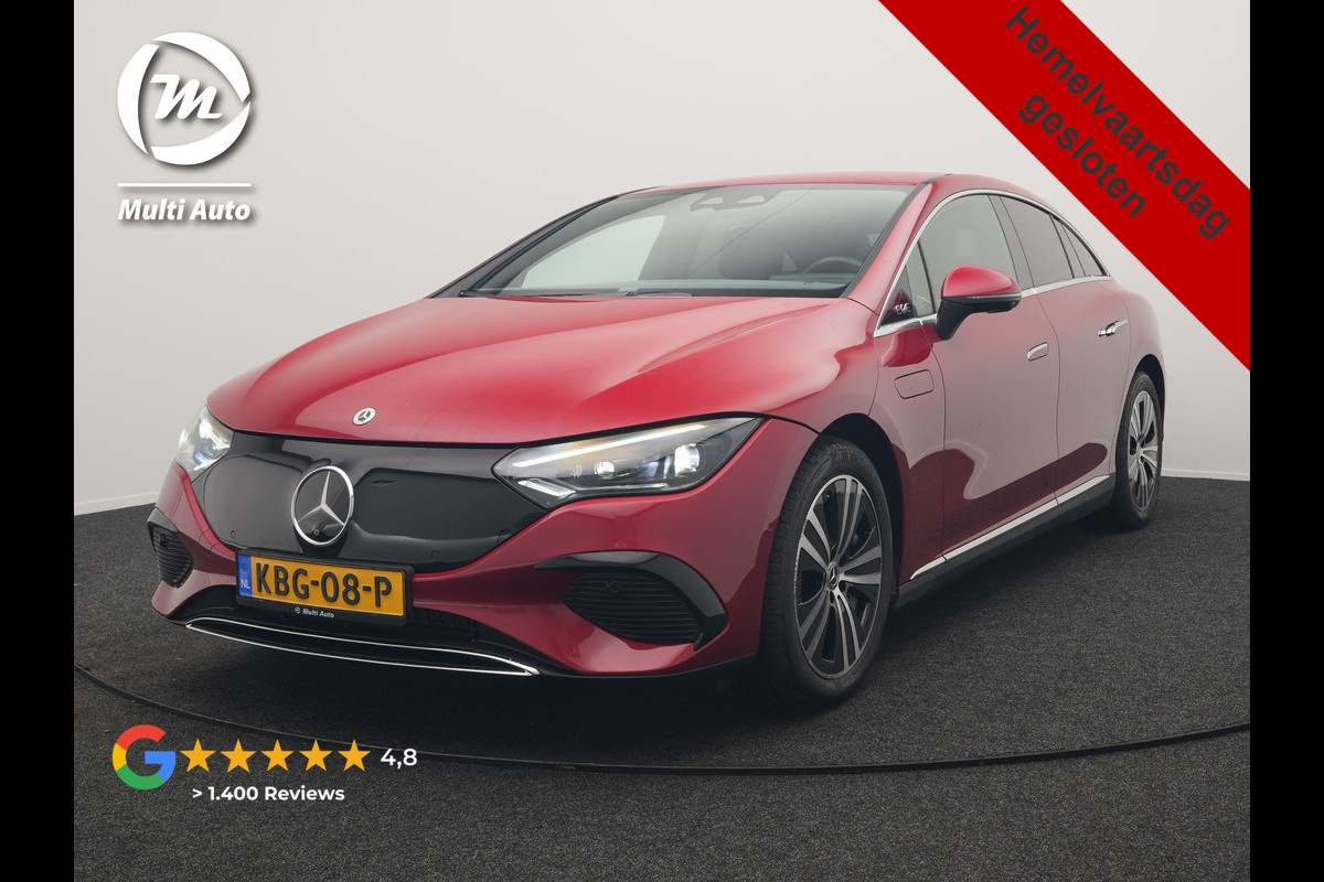 Mercedes-Benz EQE 350 Advantage 100 kWh 292pk Dealer O.H. | Adaptive Cruise | Luchtvering | Burmester Audio | Digital Light | 360 Camera | Lederen Sportstoelen Memory & Verwarmd | Sfeerverlichting | Keyless | Apple Carplay | Virtual | Navigatie |