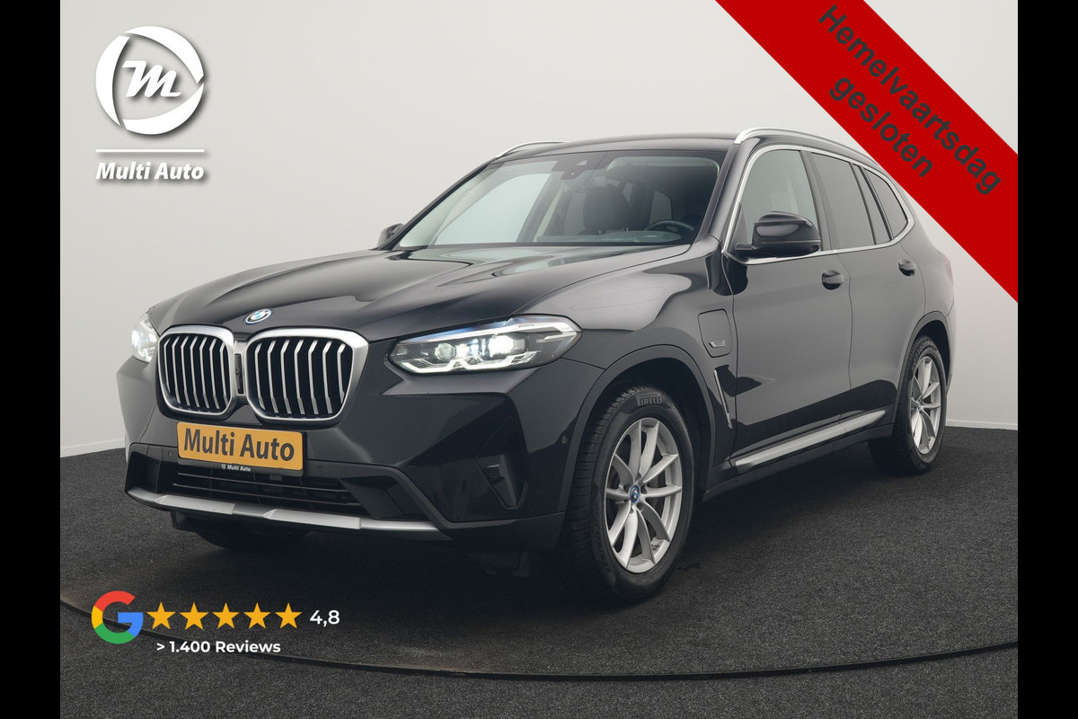 BMW X3 xDrive30e X Line FACELIFT PHEV 293pk Dealer O.H. | 360 Camera | Sportstoelen Verwarmd | Apple Carplay | Hifi Audio | Virtual Cockpit | Navigatie | Cruise Control | DAB | LED Koplampen | 18"L.M | Plug In Hybrid |