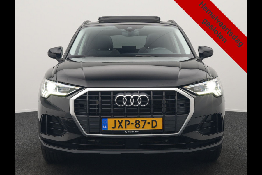 Audi Q3 45 TFSI e PHEV 245pk Dealer O.H. | Trekhaak Af Fabriek | Panodak | Camera | Alcantara Sportstoelen Verwarmd | Apple Carplay | Keyless | Blis | LED Koplampen | Virtual | Navigatie | DAB | Plug In Hybrid |