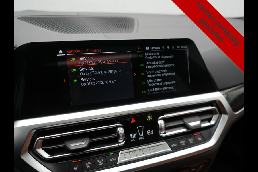 BMW 4 Serie Coupé 430i M Sport 245pk Dealer O.H Sanremo Green | Panodak | Lederen Competition Stoelen Memory & Verwarmd | Adaptive Onderstel | 360 Camera | Harman & Kardon | 19" L.M | Carbon | Apple Carplay | Navigatie | Blis | Virtual | DAB |