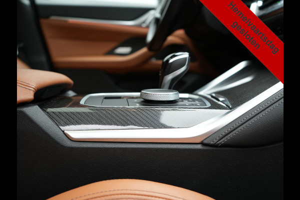 BMW 4 Serie Coupé 430i M Sport 245pk Dealer O.H Sanremo Green | Panodak | Lederen Competition Stoelen Memory & Verwarmd | Adaptive Onderstel | 360 Camera | Harman & Kardon | 19" L.M | Carbon | Apple Carplay | Navigatie | Blis | Virtual | DAB |