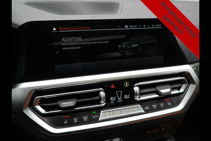 BMW 4 Serie Coupé 430i M Sport 245pk Dealer O.H Sanremo Green | Panodak | Lederen Competition Stoelen Memory & Verwarmd | Adaptive Onderstel | 360 Camera | Harman & Kardon | 19" L.M | Carbon | Apple Carplay | Navigatie | Blis | Virtual | DAB |