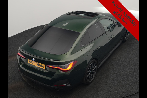 BMW 4 Serie Coupé 430i M Sport 245pk Dealer O.H Sanremo Green | Panodak | Lederen Competition Stoelen Memory & Verwarmd | Adaptive Onderstel | 360 Camera | Harman & Kardon | 19" L.M | Carbon | Apple Carplay | Navigatie | Blis | Virtual | DAB |