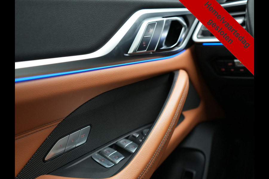 BMW 4 Serie Coupé 430i M Sport 245pk Dealer O.H Sanremo Green | Panodak | Lederen Competition Stoelen Memory & Verwarmd | Adaptive Onderstel | 360 Camera | Harman & Kardon | 19" L.M | Carbon | Apple Carplay | Navigatie | Blis | Virtual | DAB |