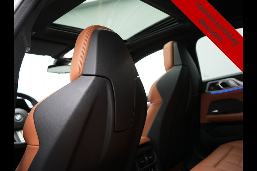 BMW 4 Serie Coupé 430i M Sport 245pk Dealer O.H Sanremo Green | Panodak | Lederen Competition Stoelen Memory & Verwarmd | Adaptive Onderstel | 360 Camera | Harman & Kardon | 19" L.M | Carbon | Apple Carplay | Navigatie | Blis | Virtual | DAB |