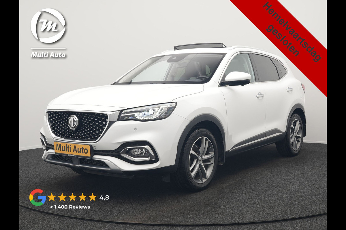 MG EHS 1.5 TGDI Luxury PHEV 258pk Dealer O.H | Panodak | Adaptive Cruise | 360 Camera | Sfeerverlichting | Lederen Sportstoelen Verwarmd | Apple Carplay | Keyless | LED Koplampen | Virtual | Navigatie | DAB | Plug In Hybrid |