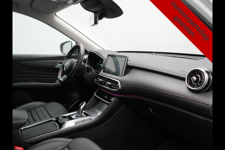 MG EHS 1.5 TGDI Luxury PHEV 258pk Dealer O.H | Panodak | Adaptive Cruise | 360 Camera | Sfeerverlichting | Lederen Sportstoelen Verwarmd | Apple Carplay | Keyless | LED Koplampen | Virtual | Navigatie | DAB | Plug In Hybrid |